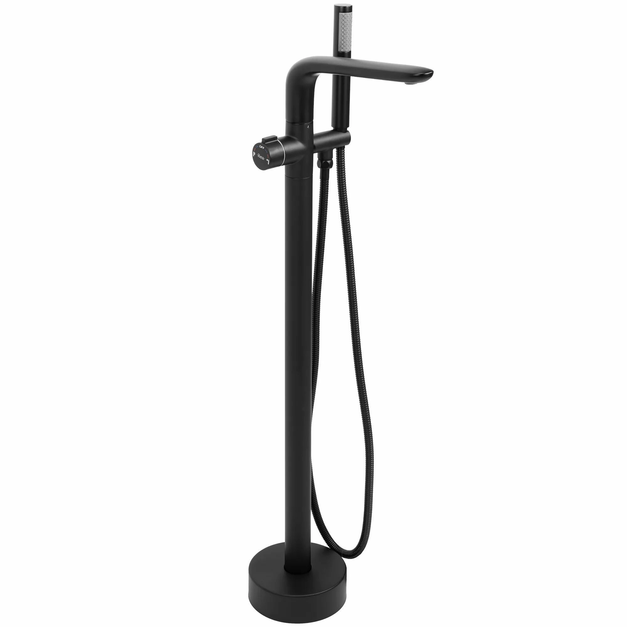 Смеситель для ванны Rea Clark Black, REA-B5300