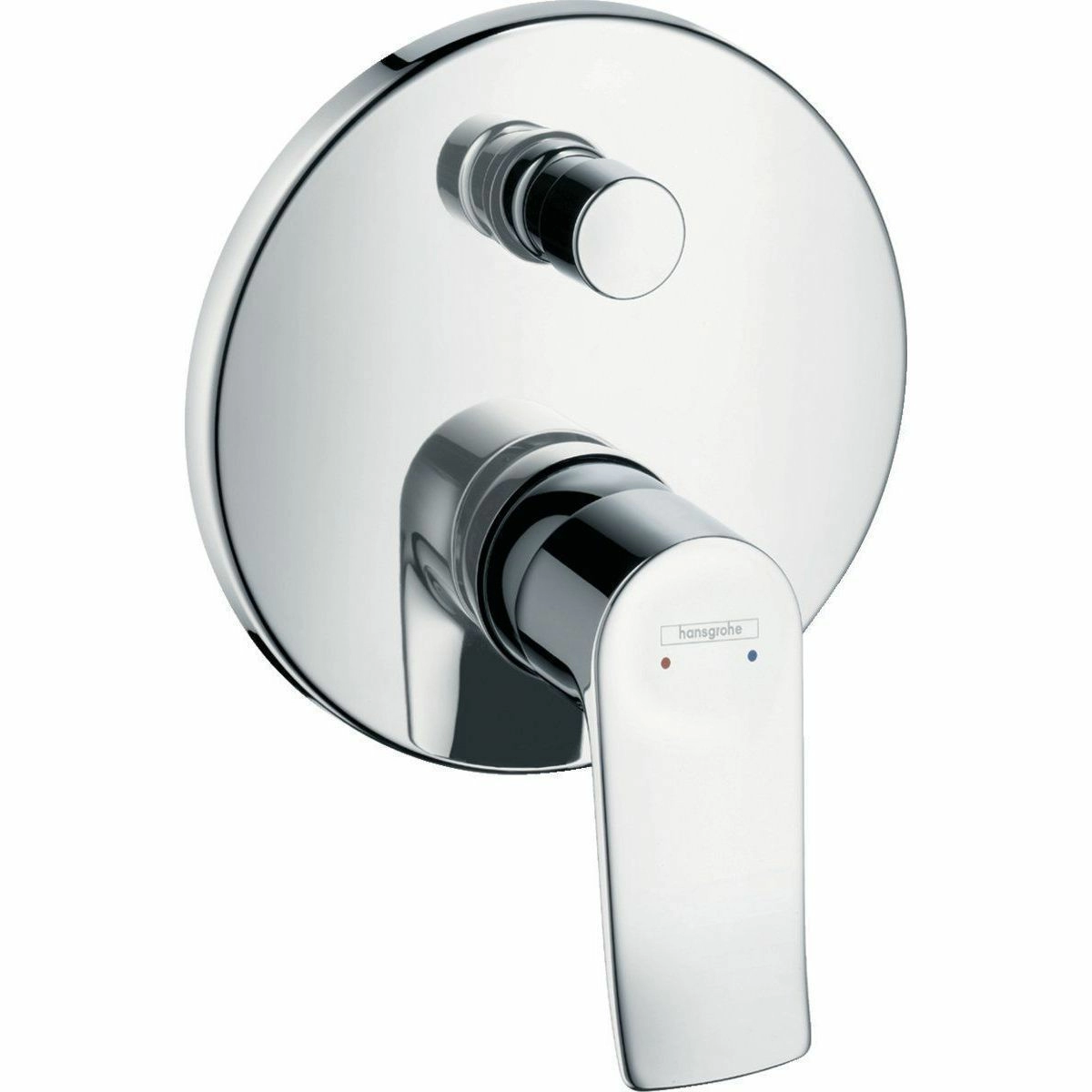 Смеситель для ванны Hansgrohe Metris со встроенной защитой, 31487000