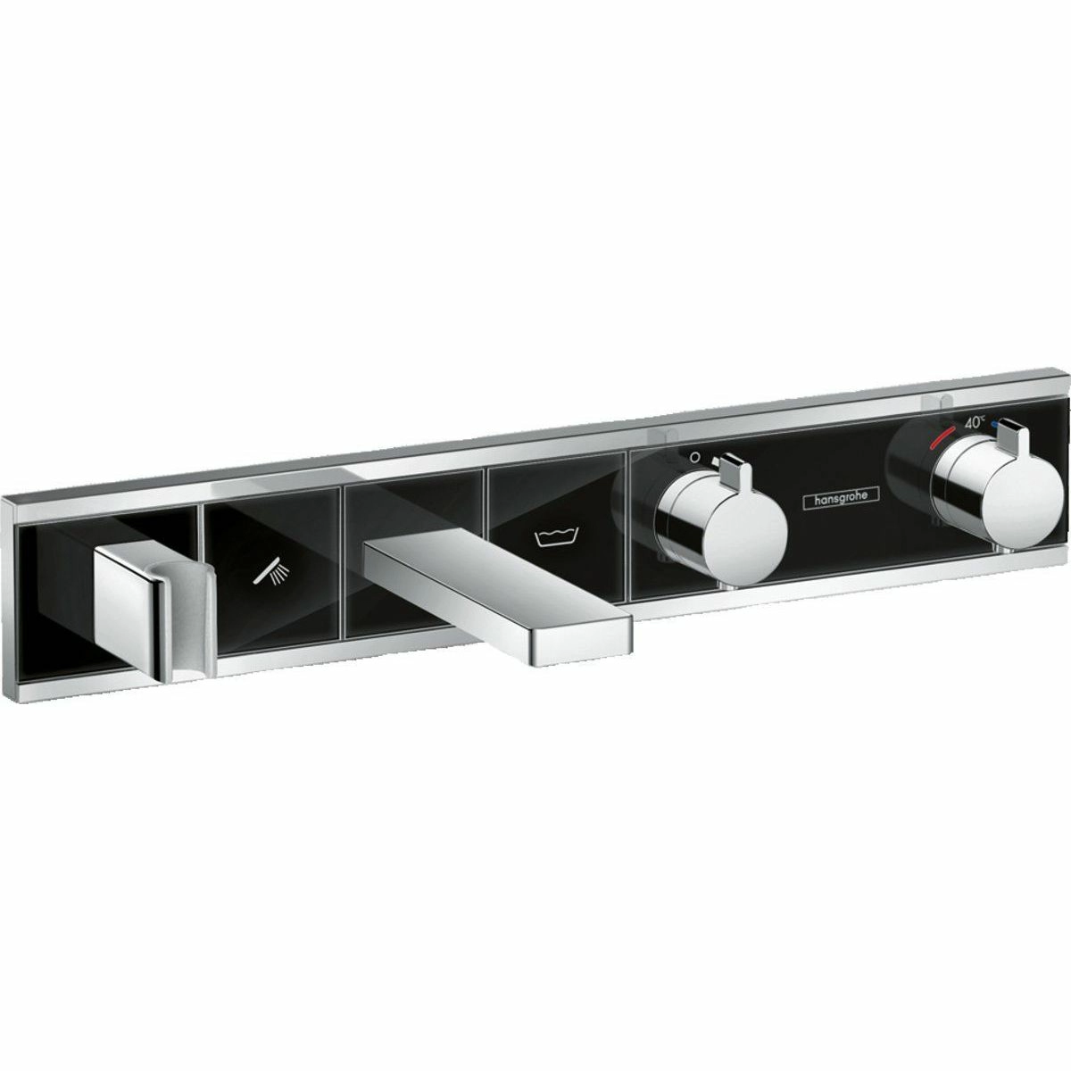 Термостат скрытого монтажа с 2 кнопками Hansgrohe RainSelect, 15359600