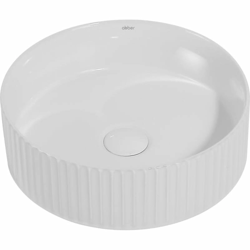 Раковина накладная Abber Bequem 36x36 AC2111 белая