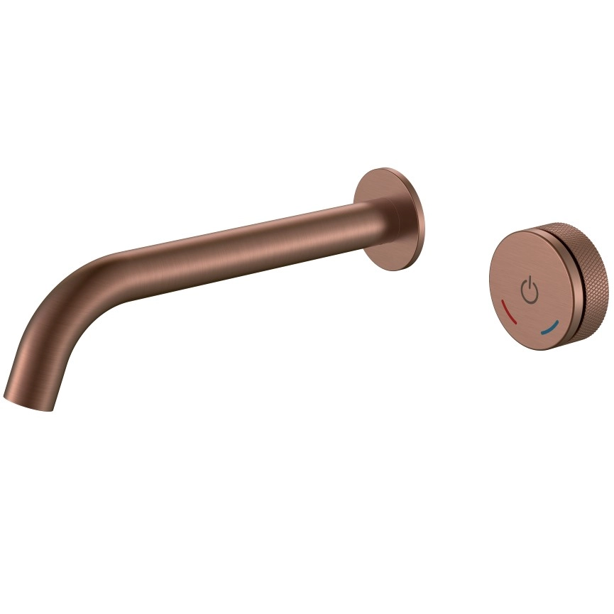 Смеситель автоматический для раковины Boheme Tech Bronze Brush, 158/2-BRB