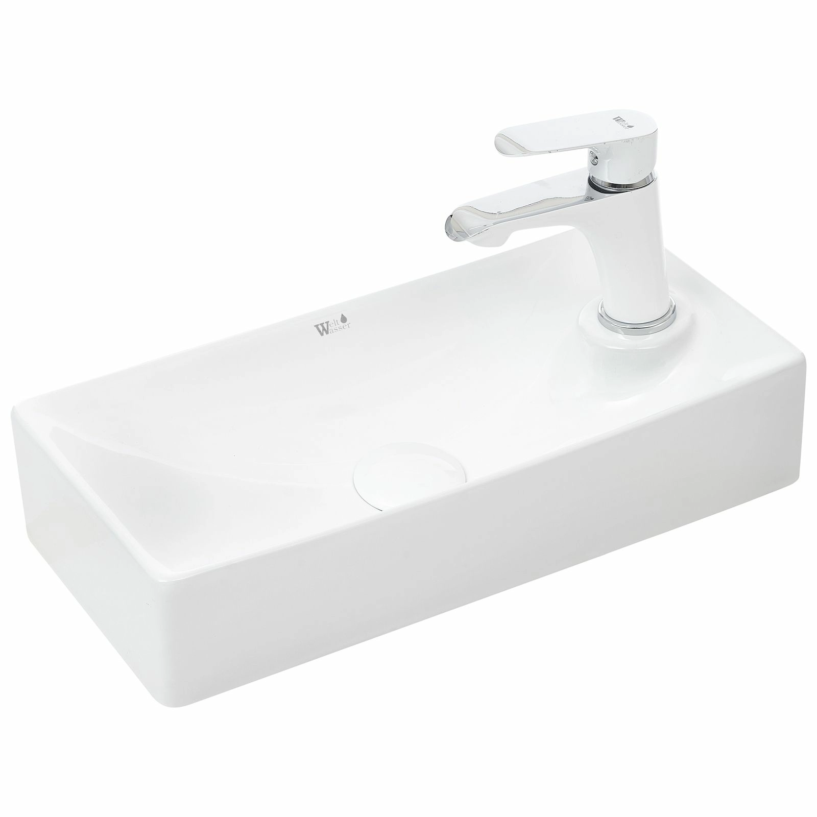 Раковина подвесная WeltWasser 44.5x21.5, WW AISBACH 5112