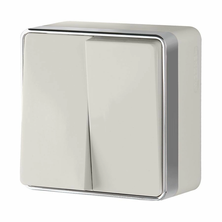 Выключатель двухклавишный Werkel Gallant W5020003 (слоновая кость)