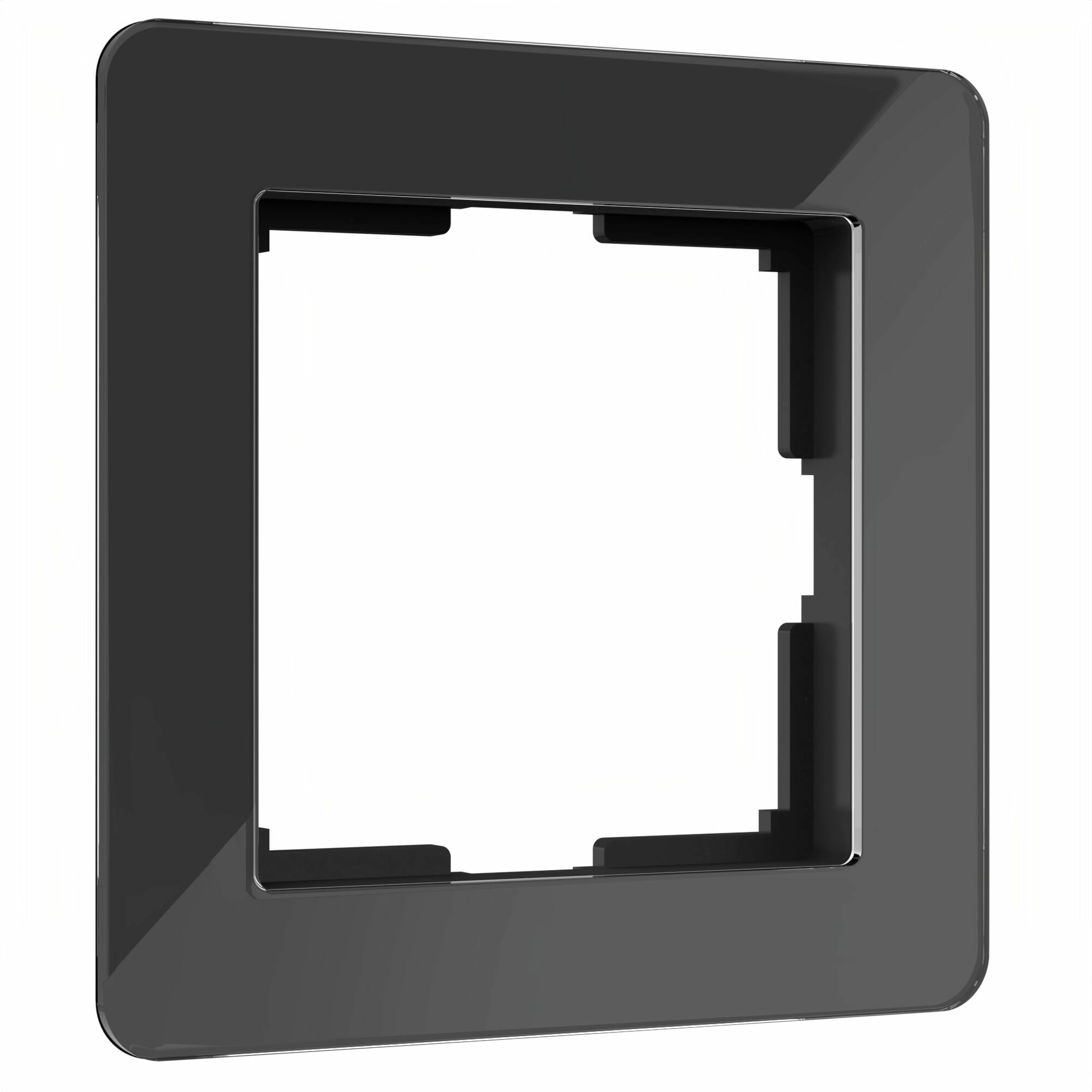 Рамка на 1 пост Werkel Acrylic W0012708 (черный)