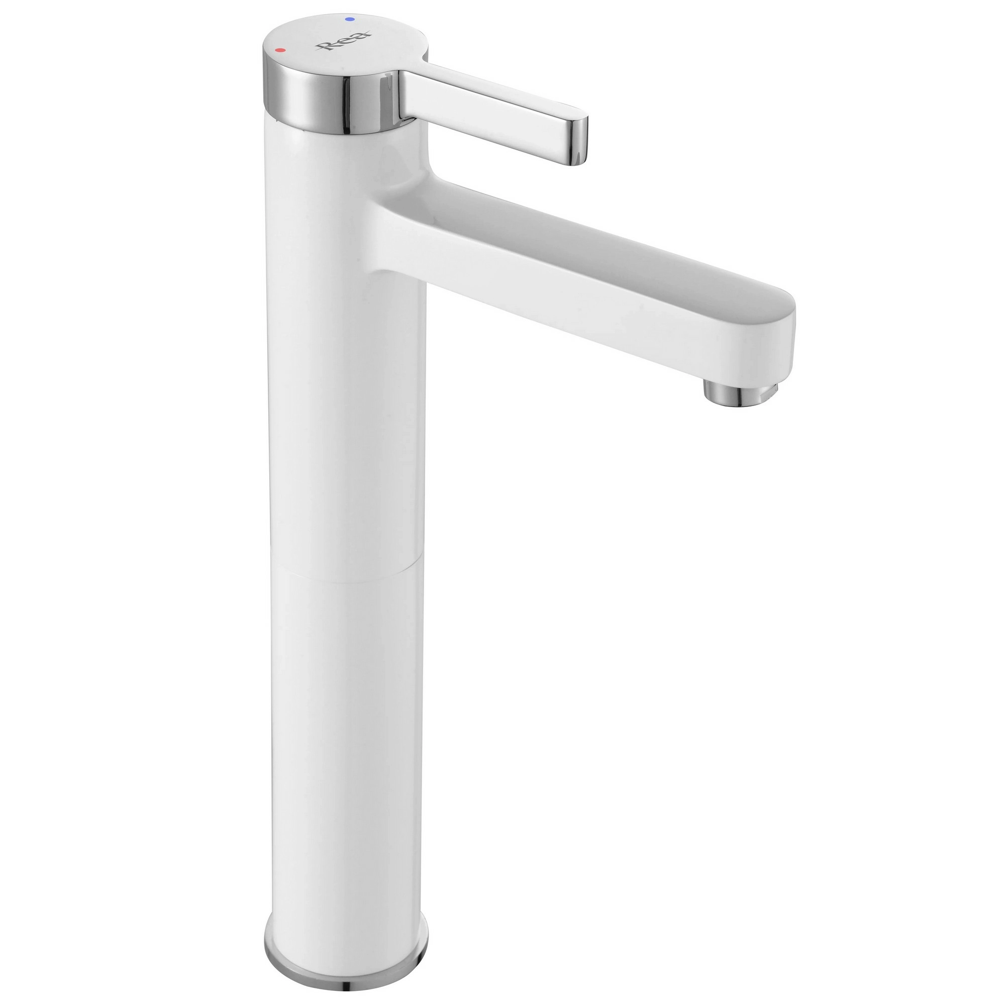Смеситель для умывальника высокий Rea Polo White/Chrome, REA-B9942