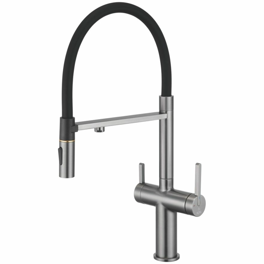 Смеситель для кухни с гибким изливом и магнитом под фильтр Rose, R458T