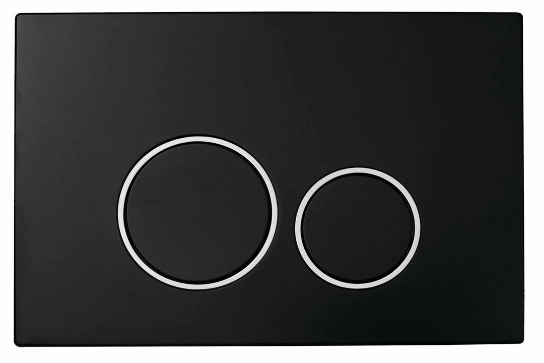 Кнопка для инсталляции Boheme Matt Black/Chrome, 662