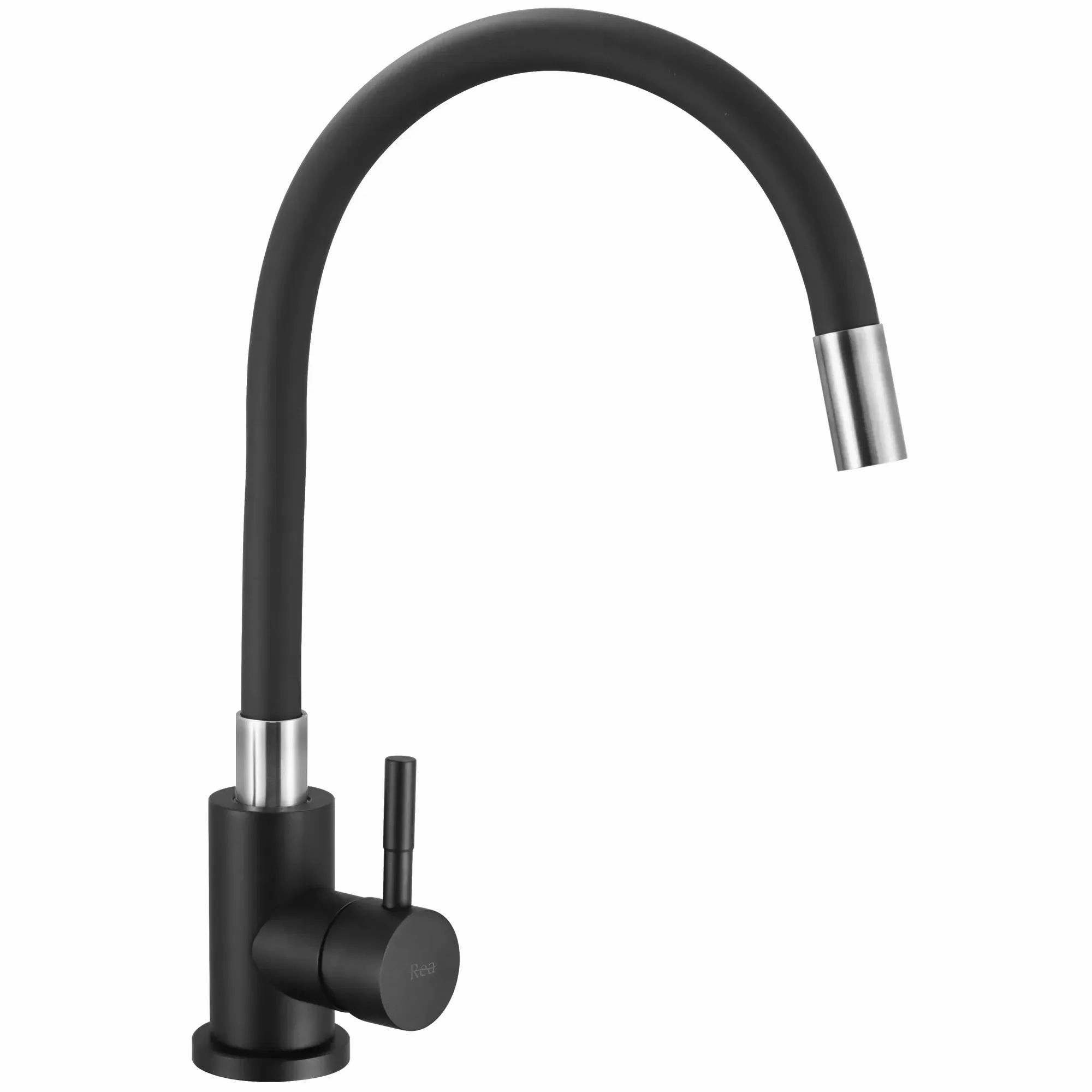 Смеситель для кухни Rea Clever Black/Nickel, REA-B5698