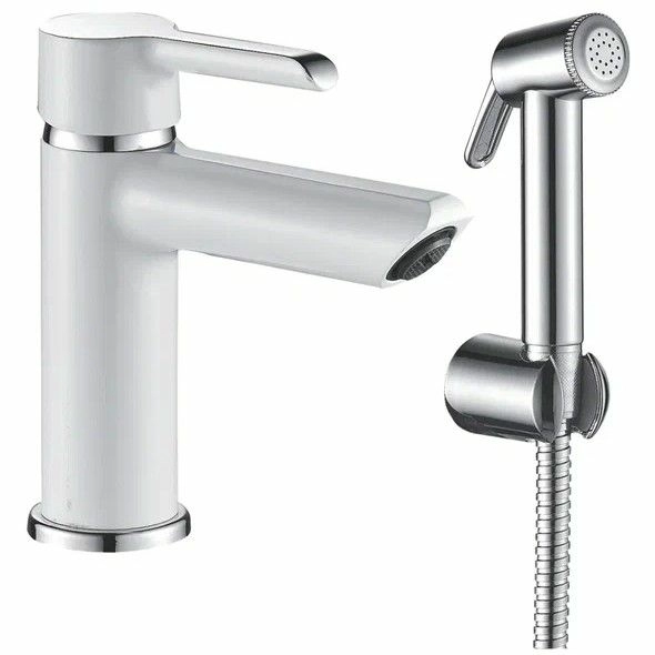 Смеситель для раковины с гигиенической лейкой Shevanik, S6071F