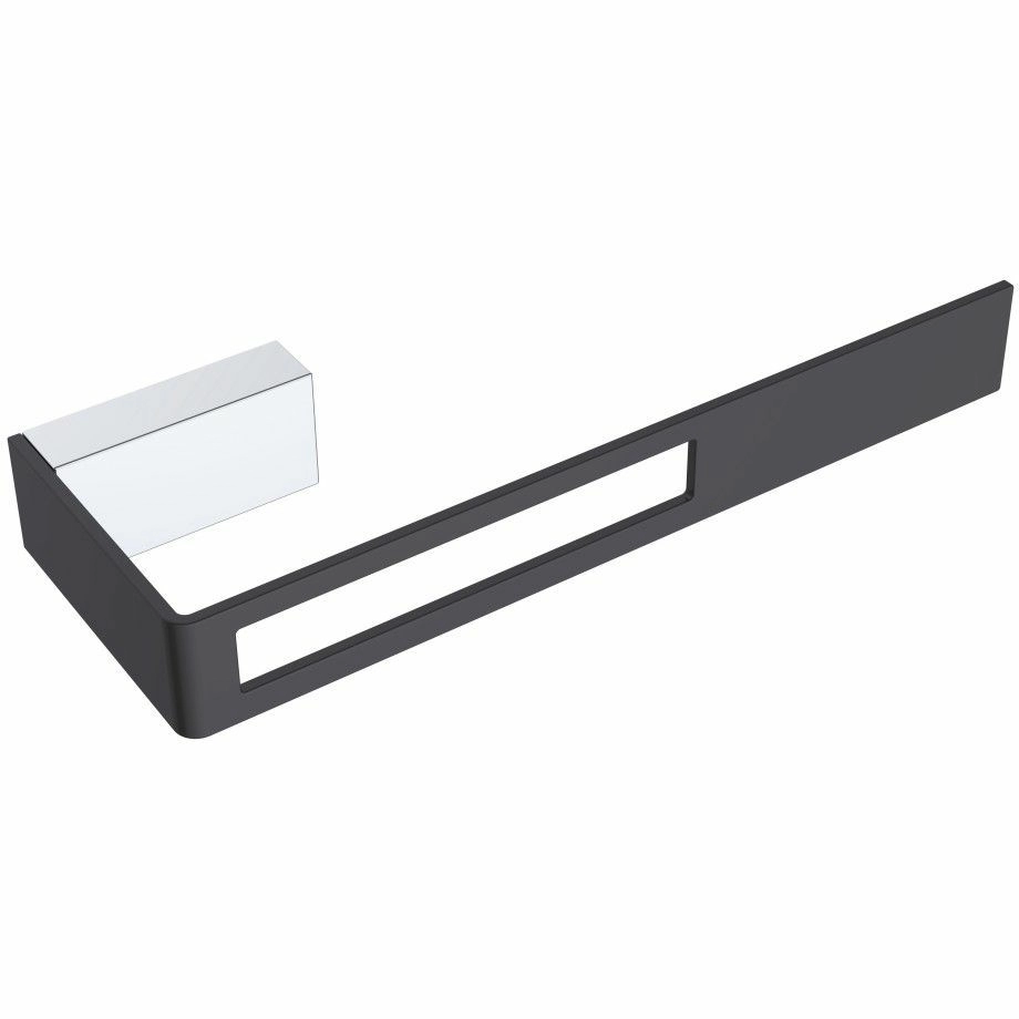 Полотенцедержатель Boheme Q Chrome/Black, 10945-CR-B