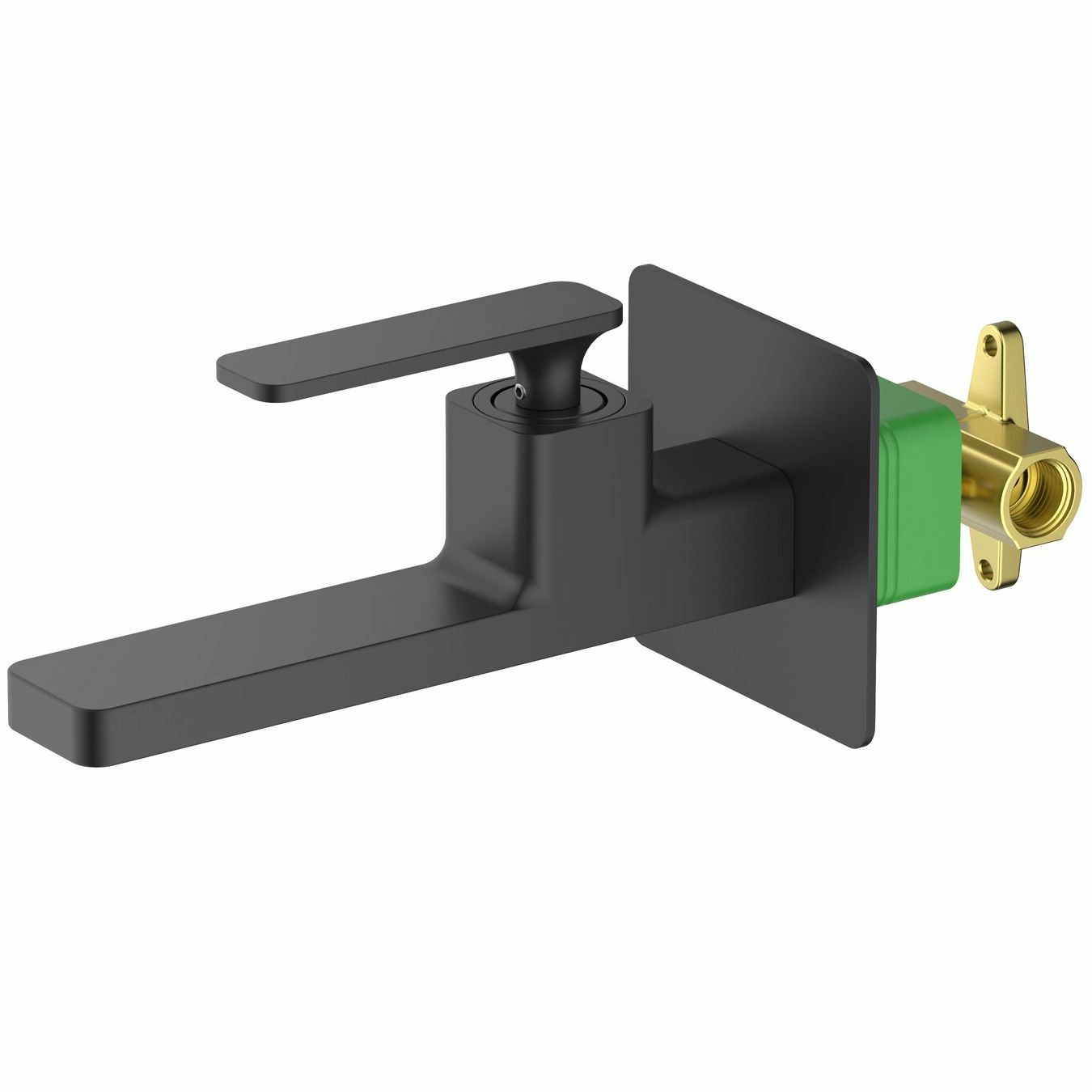 Смеситель для раковины встроенный Timo Torne Black, 4372/03SM