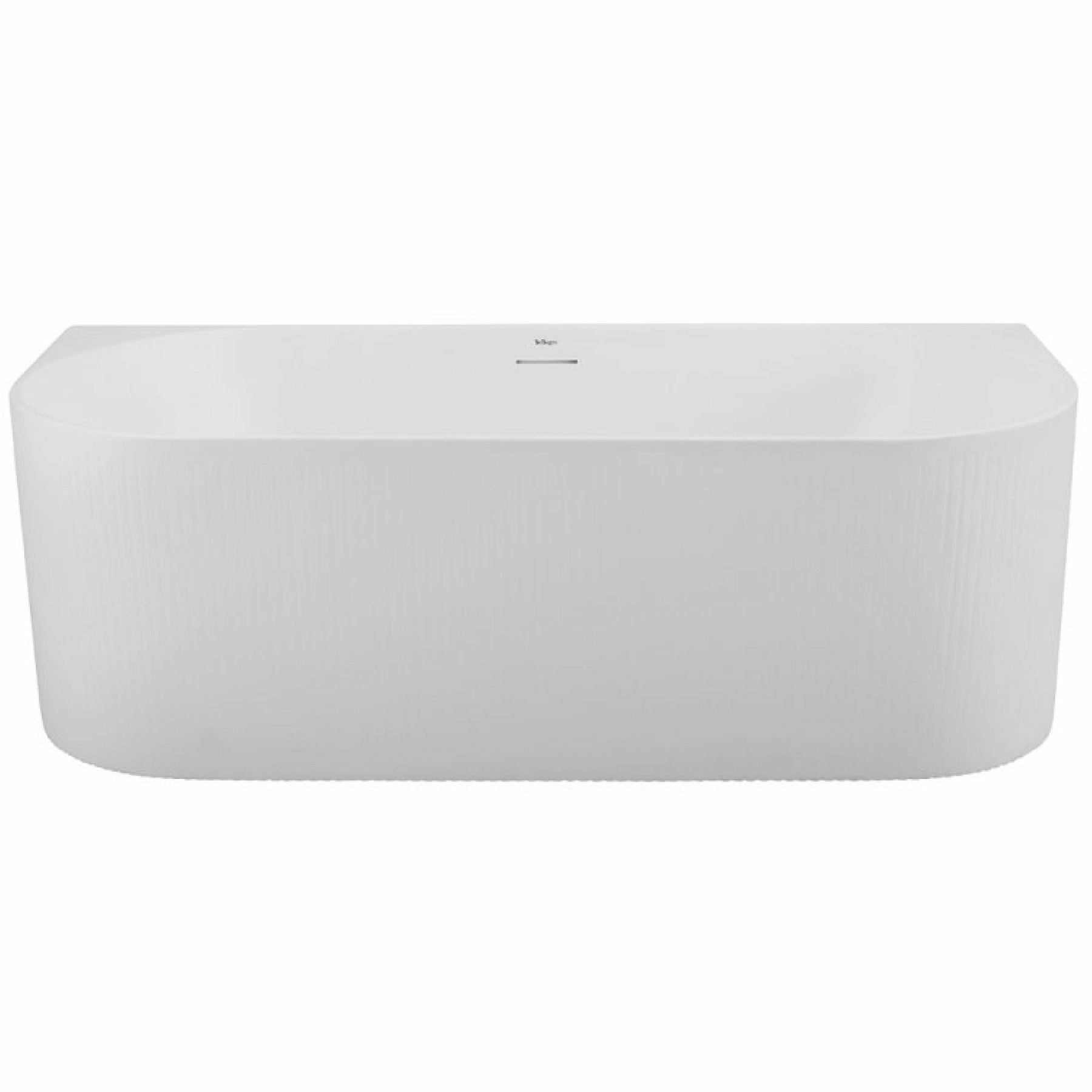 Пристенная овальная акриловая ванна Belbagno 170x80, BB412-1700-800-MATT