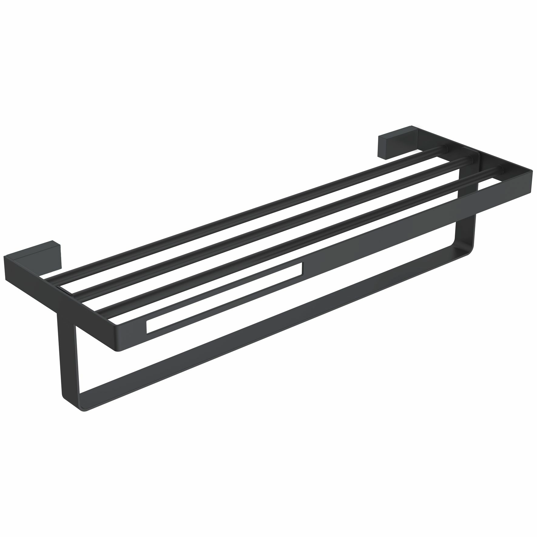 Полка для полотенец Boheme Q Black, 10947-B