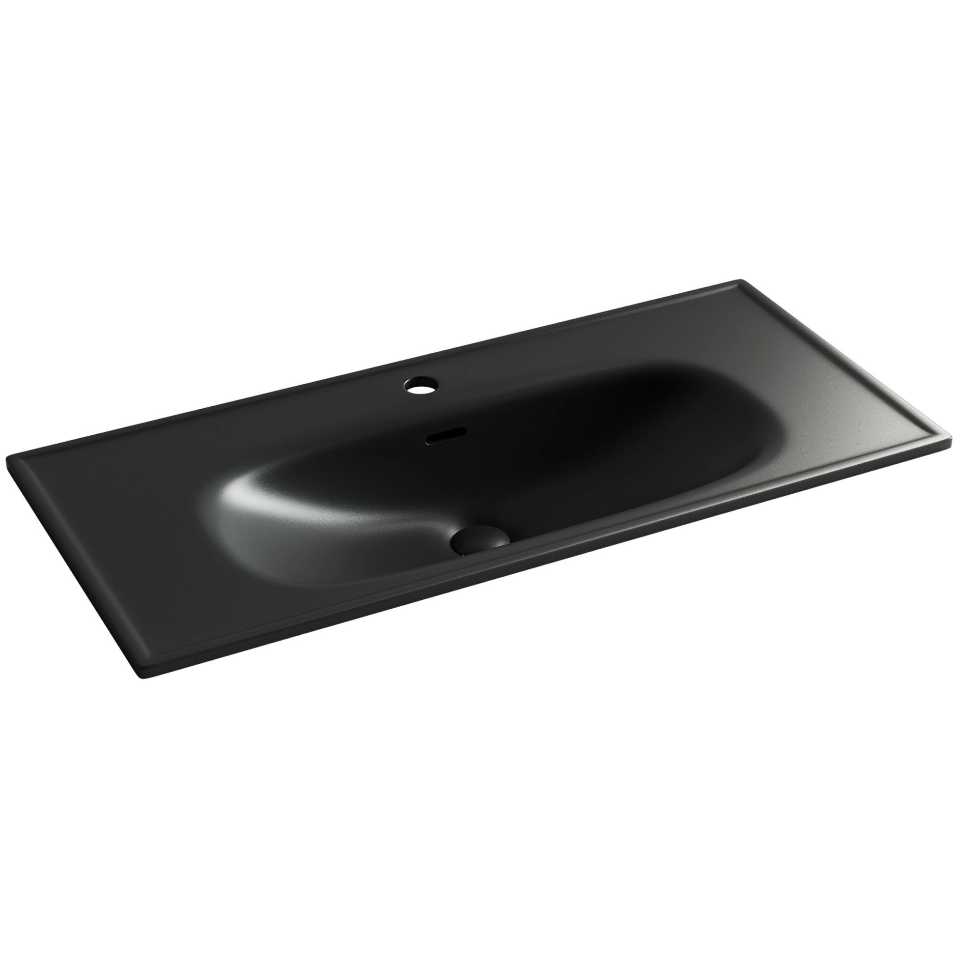 Раковина накладная CeramicaNova Sabo 100x46, CN13003MB