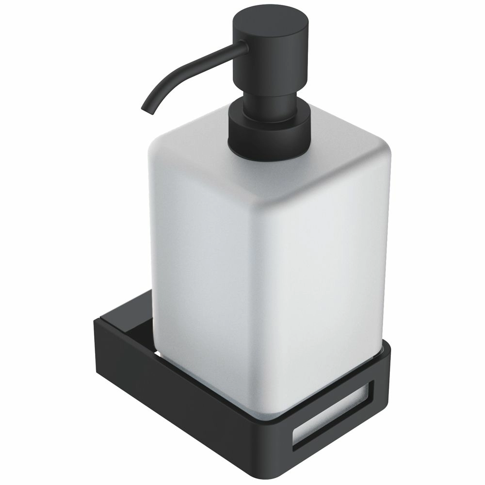 Диспенсер для жидкого мыла Boheme Q Black, 10957-B