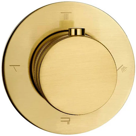 Дивертор встраиваемый 4 режима Boheme Uno Matt Gold, 624/4-MG