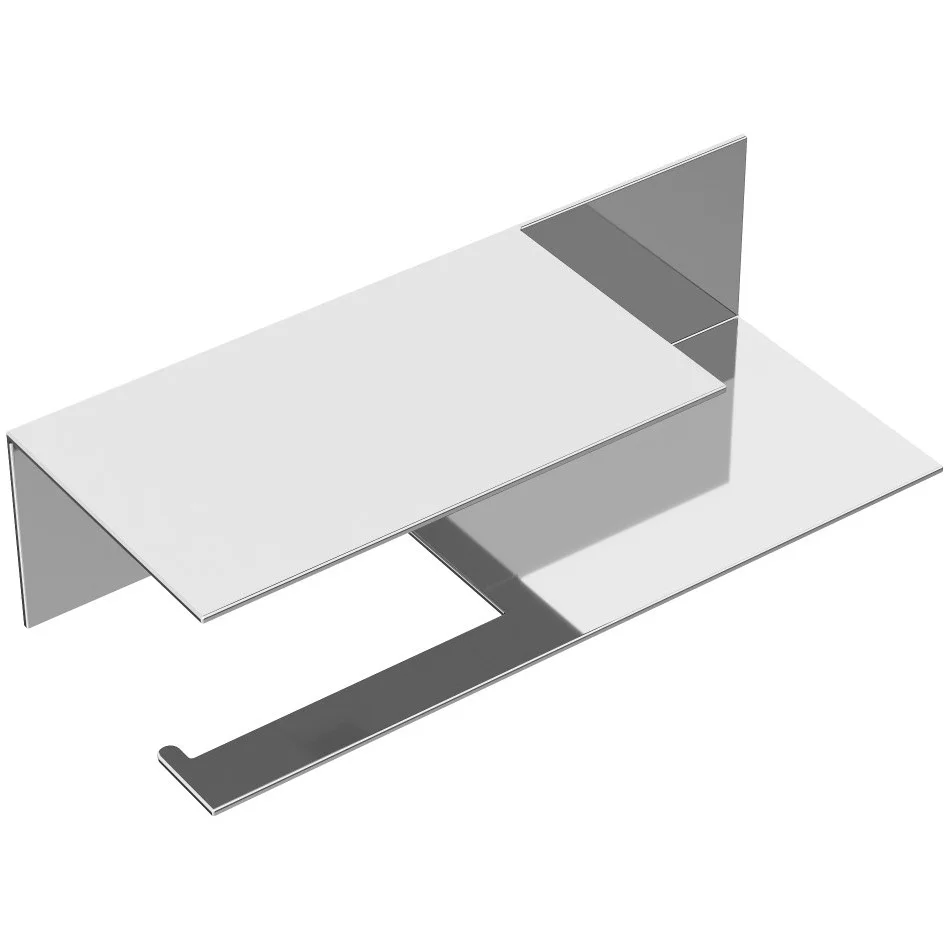 Держатель туалетной бумаги Boheme Qubic Chrome, 10721-2-CR
