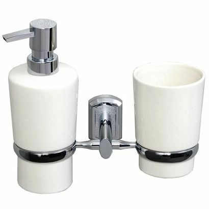Держатель стакана и дозатора WasserKRAFT Oder, K-28189