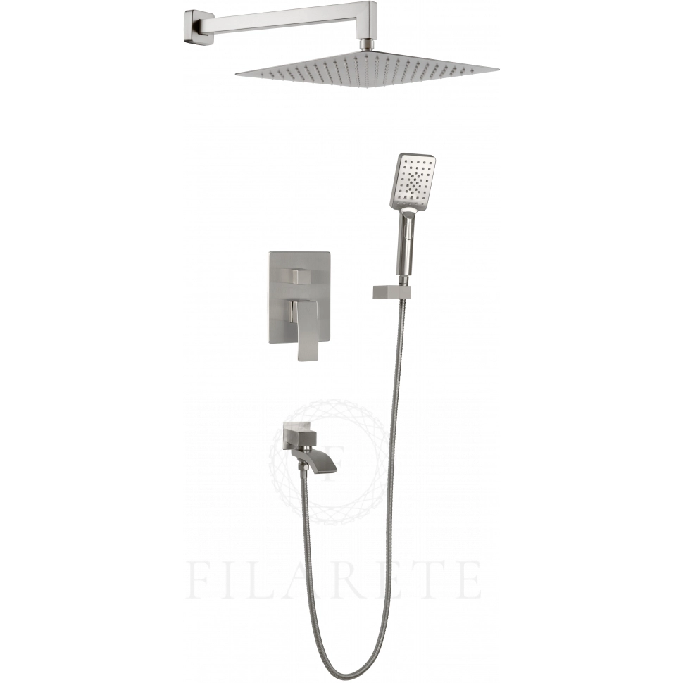 Душевая система скрытого монтажа Filarete Waterfall FL1010NK