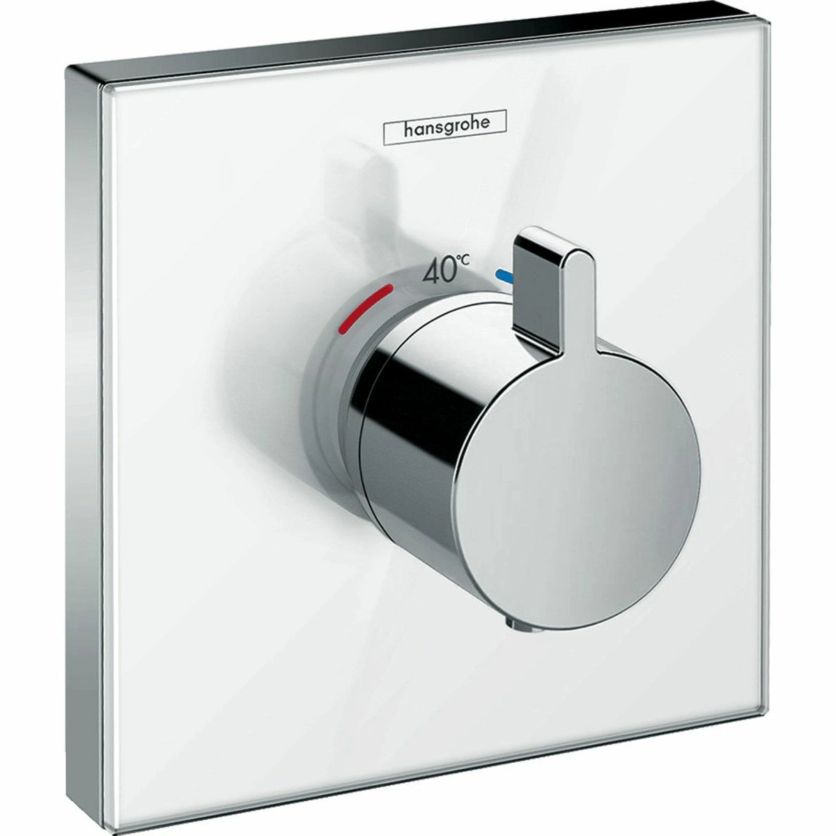 Термостат скрытого монтажа Hansgrohe ShowerSelect Highflow стеклянный, 15734400