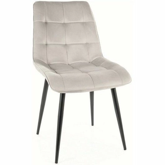 Стул Signal Chic Velvet Bluvel 03 светло-серый/золотой, CHICVCJSZ