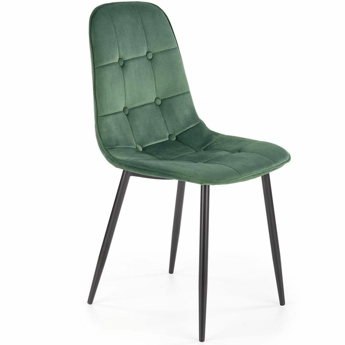 Стул Halmar K417 темно-зеленый/черный, V-CH-K/417-KR-C.ZIELONY