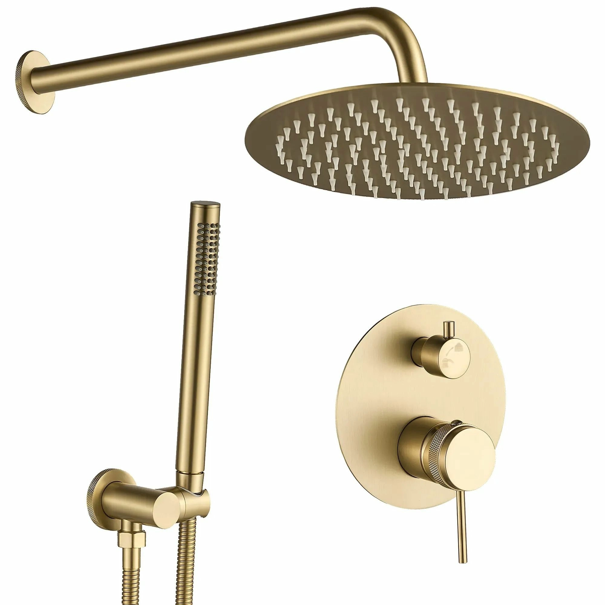 Душевая система Rea Lungo Grip Gold + Box, REA-P8950