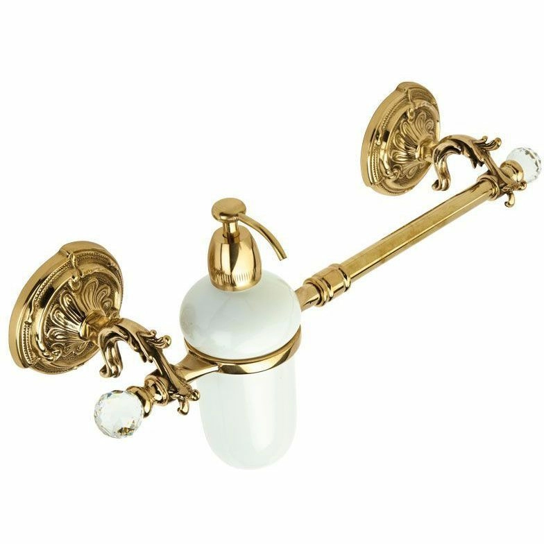 Полотенцедержатель с диспенсером Art&Max Barocco Crystal, AM-2057D-Do-Ant-C