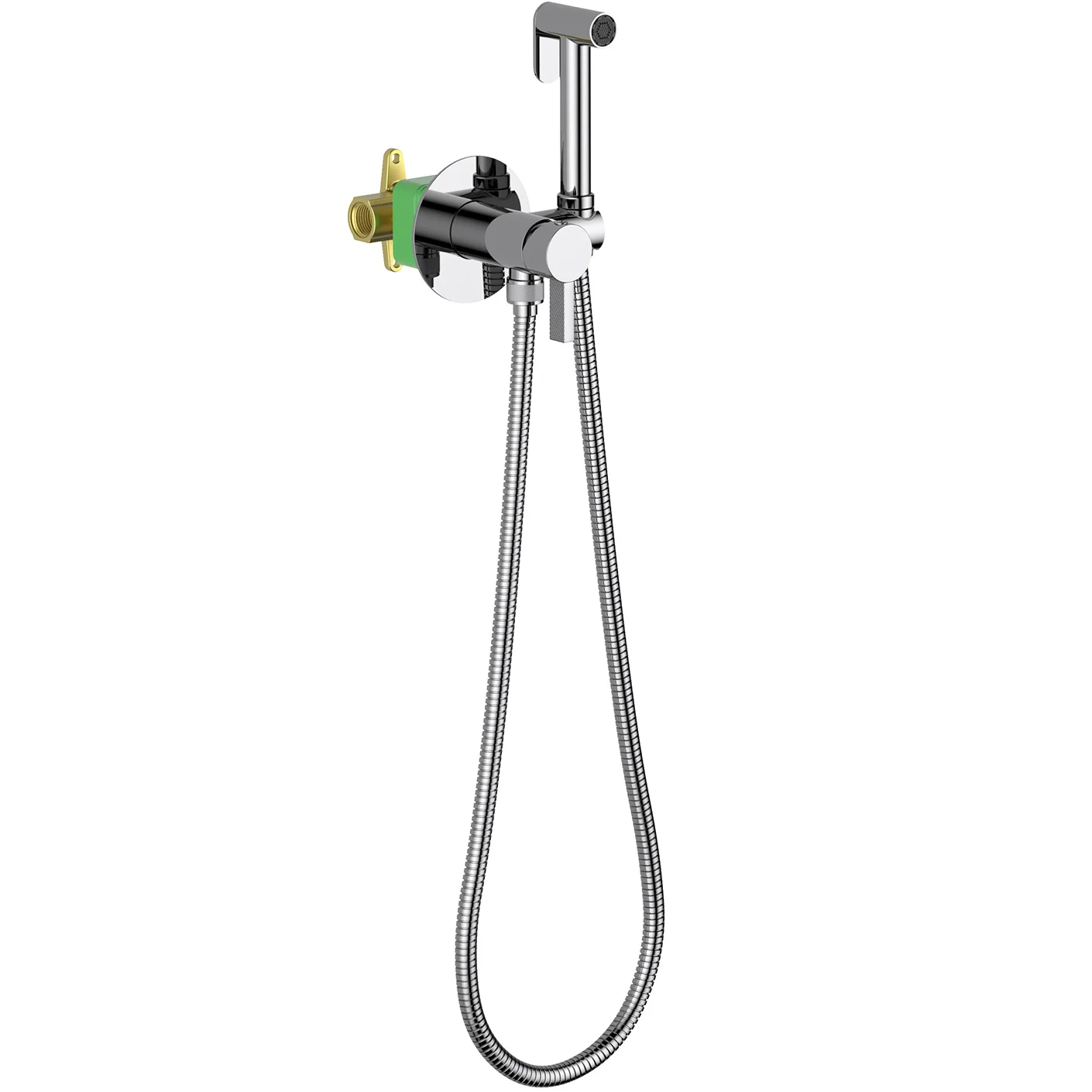 Смеситель встроенный с гигиеническим душем Timo Caisa Chrome, 9038/00SM