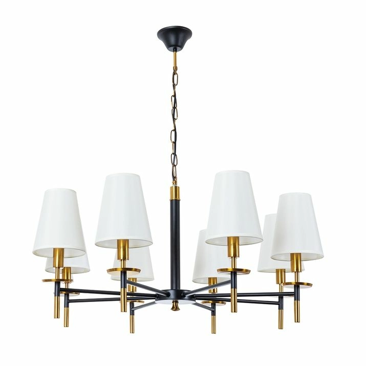 Подвесная люстра Arte Lamp Riccardo, A4075LM-8BK