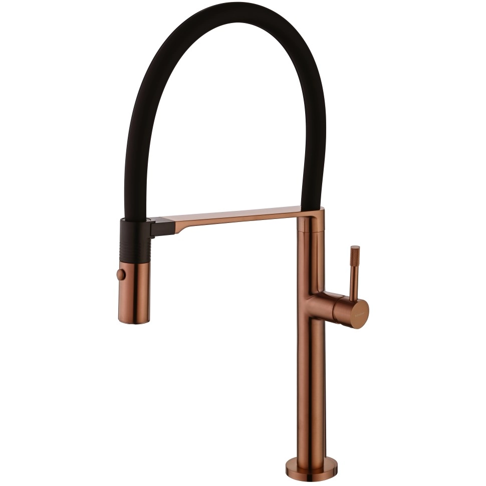 Смеситель для кухни Boheme Uno Copper Brushed, 114-CB