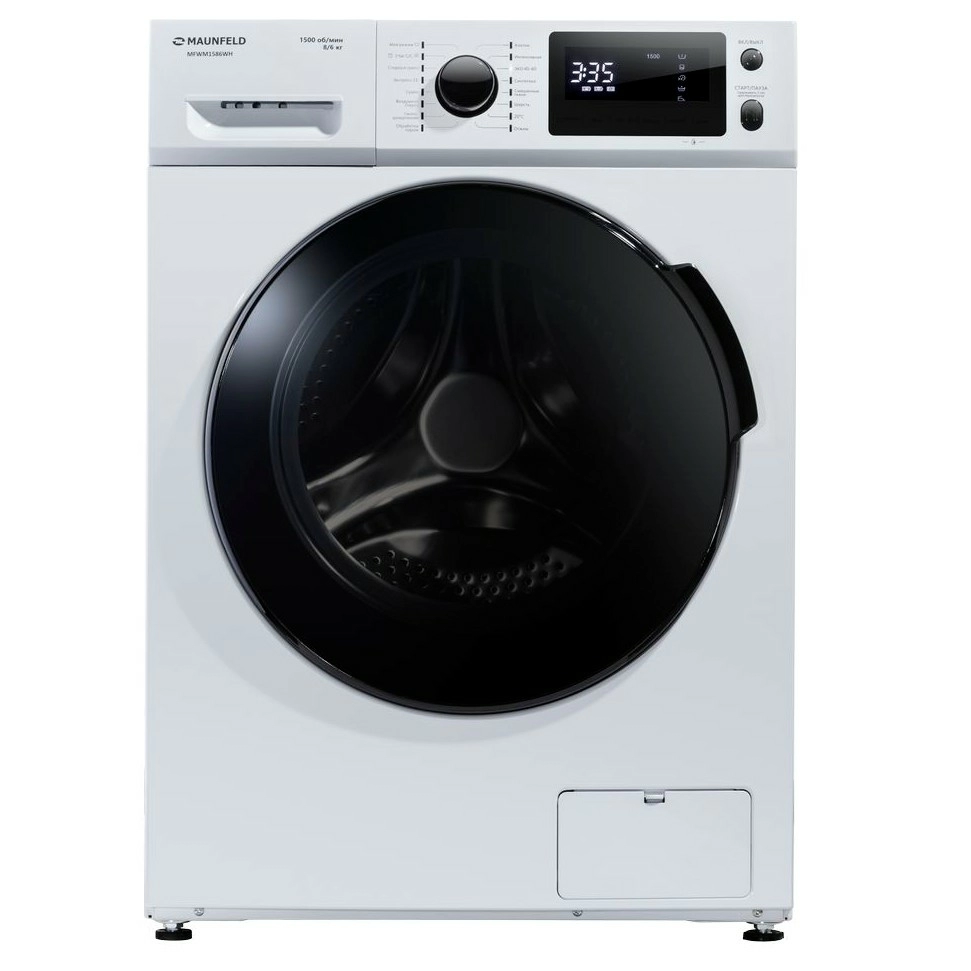 Стиральная машина с сушкой инвертором и паром Maunfeld MFWM1586WH