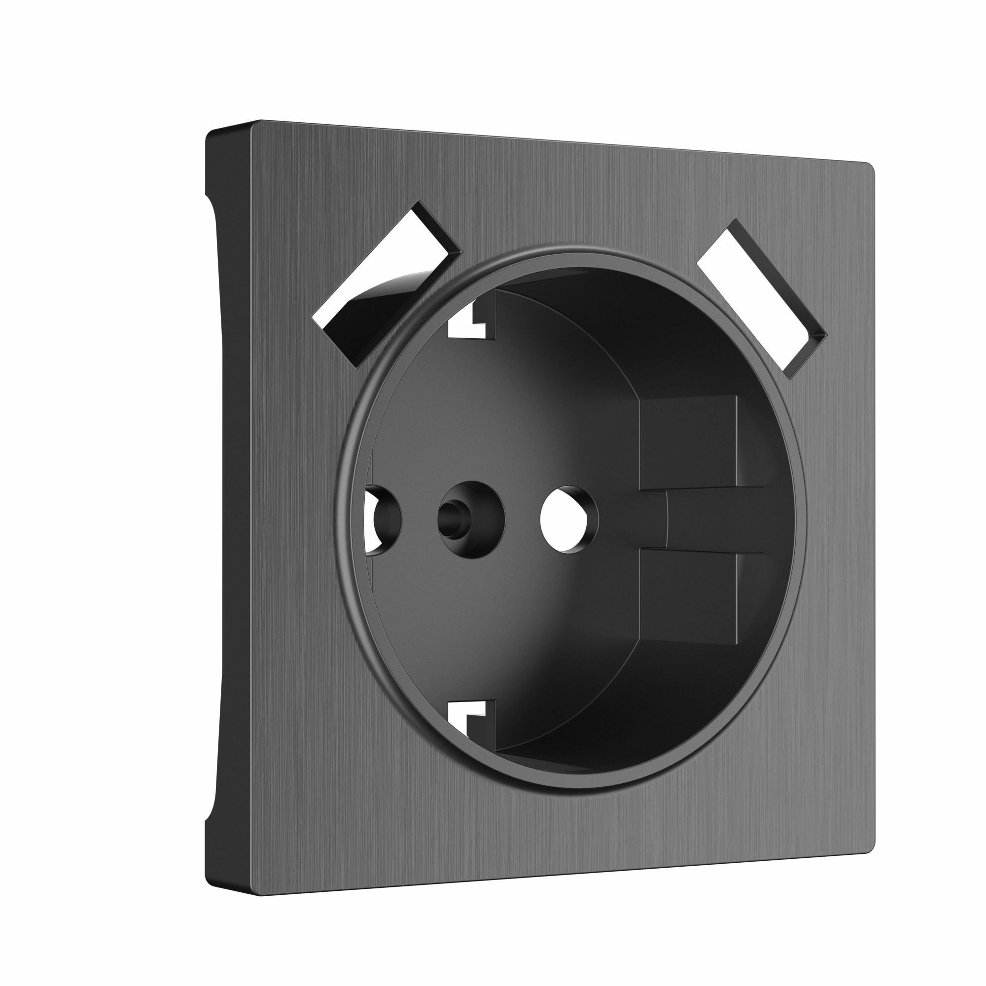 Накладка для розетки USB Werkel W1179504 (графит рифленый)