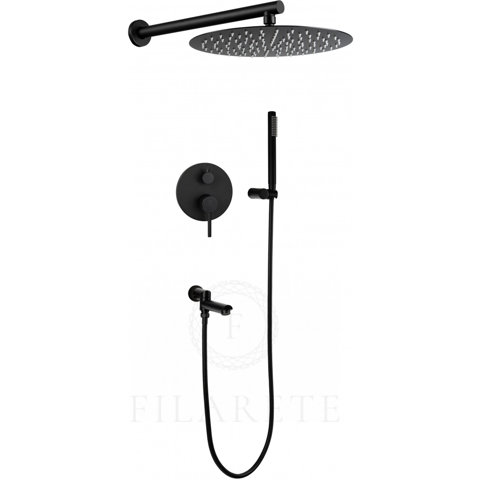 Душевая система скрытого монтажа Filarete Roun FL1020BL