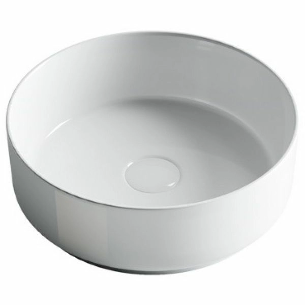 Умывальник чаша накладная круглая CeramicaNova Element 36x36, CN5001