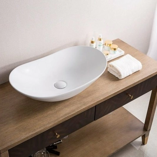 Раковина керамическая накладная Belbagno 60.5x36, BB1404