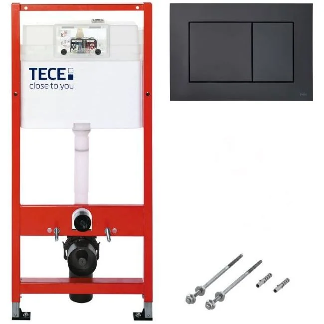 Комплект инсталляции Tece TECEbase 4 в 1 с панелью смыва ТЕСЕnow, 9400414