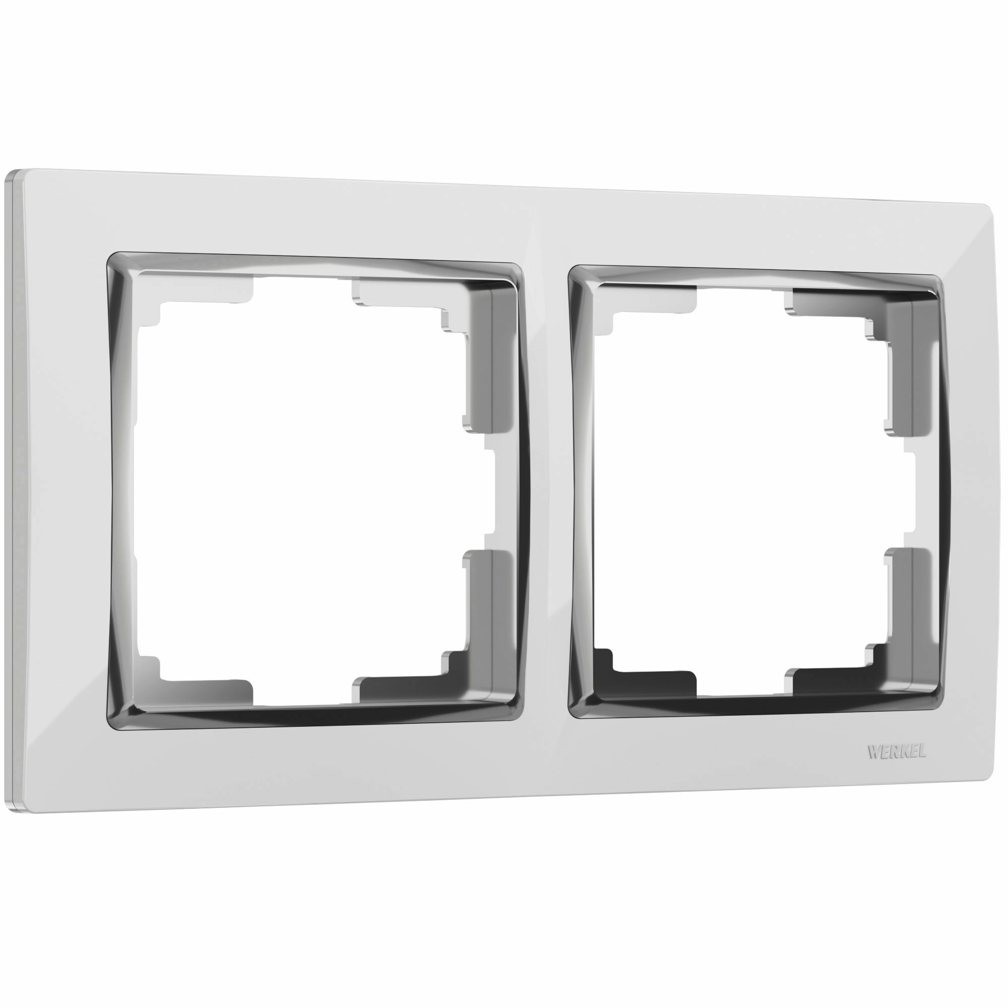 Рамка на 2 поста Werkel Snabb W0021901 (белый/хром)