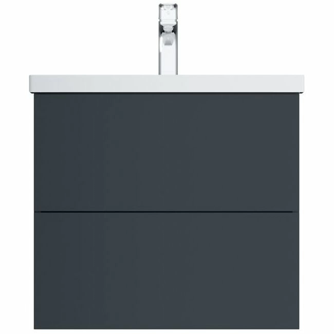 База под раковину подвесная 60 см графит матовый, AM.PM Gem, M90FHX06022GM