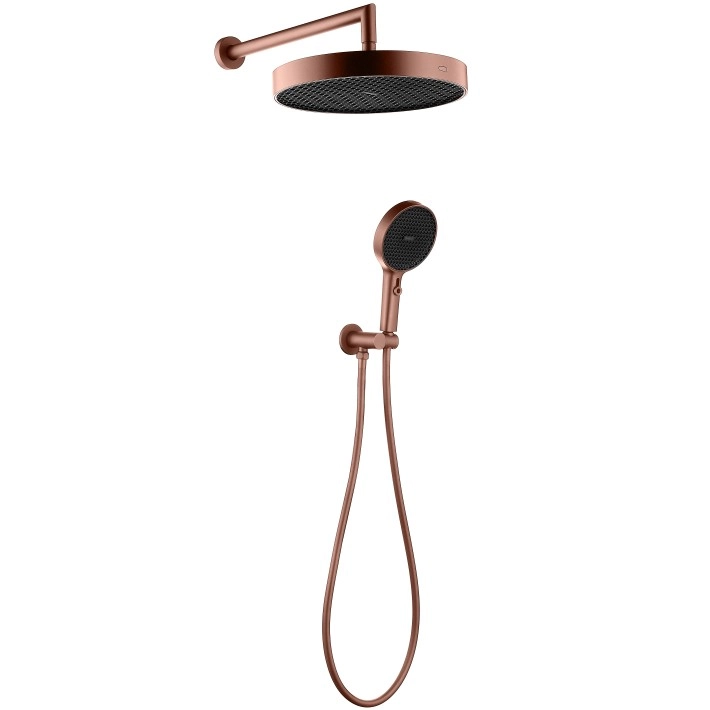 Комплект верхний душ и ручная лейка Boheme Cell Bronze Brushed, 427-BRB