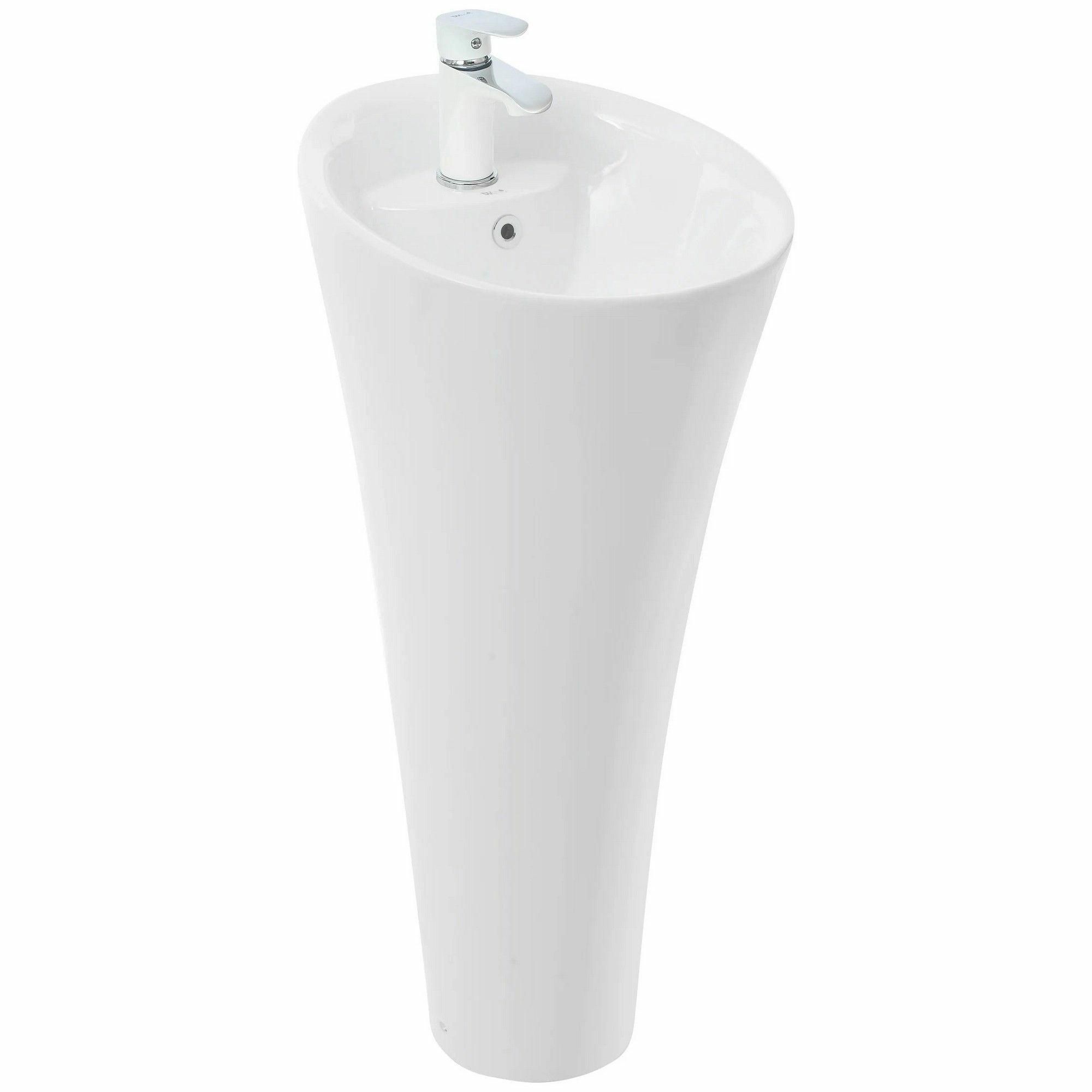 Раковина напольная WeltWasser 41x41, WW LEERBACH 4141 GL-WT