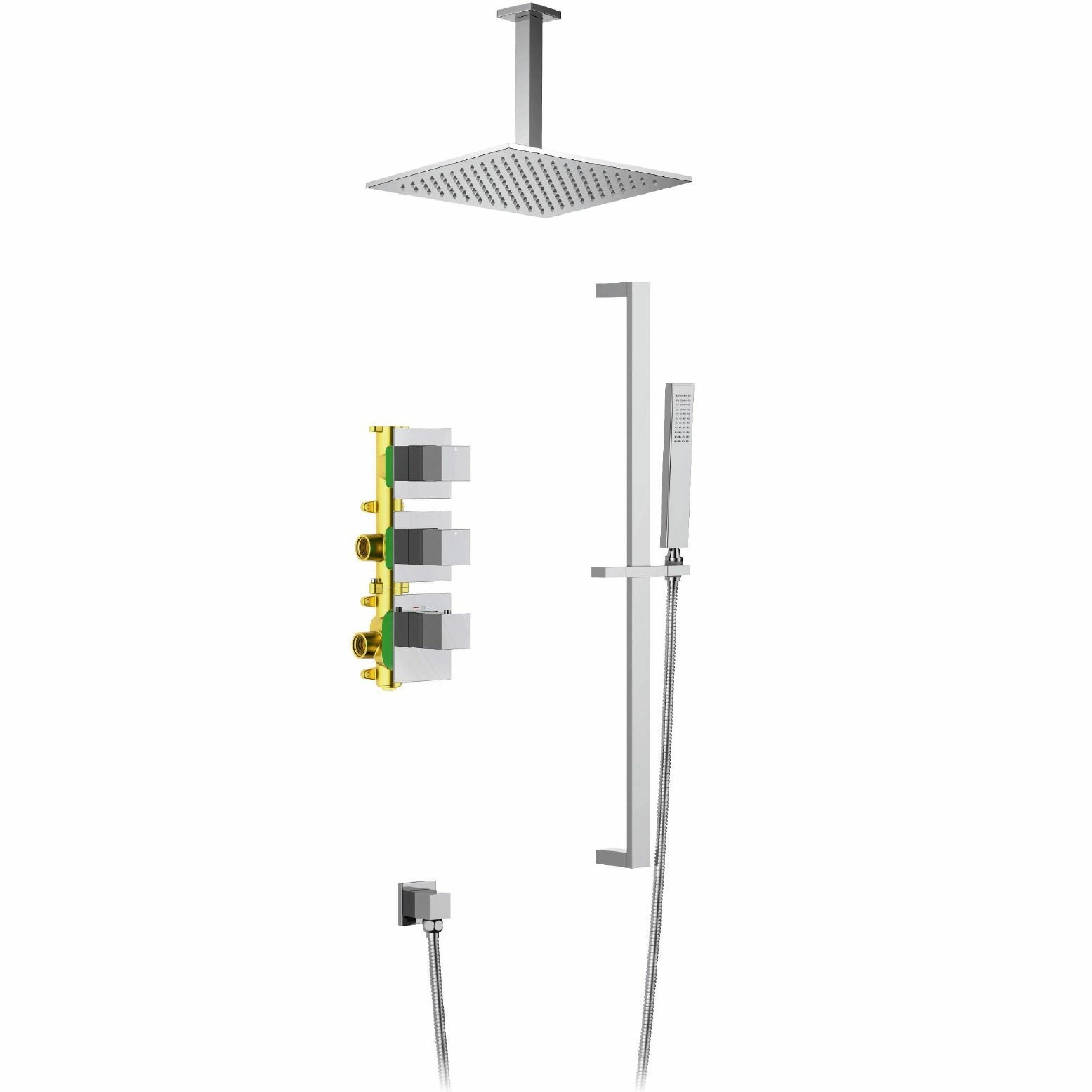 Душевая система встроенная с термостатом Timo Selene Chrome, SX-2229/00SM