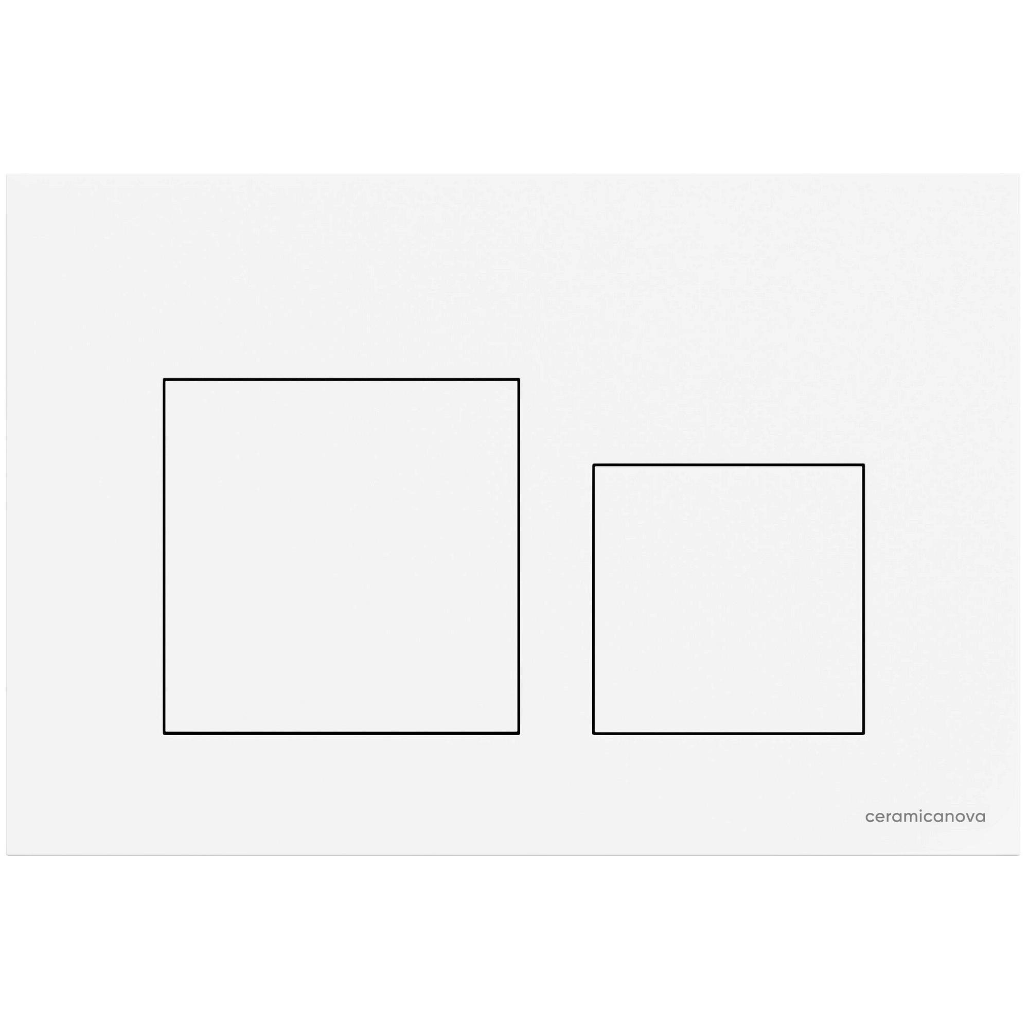 Кнопка смыва CeramicaNova Balance Square, CN12-002W