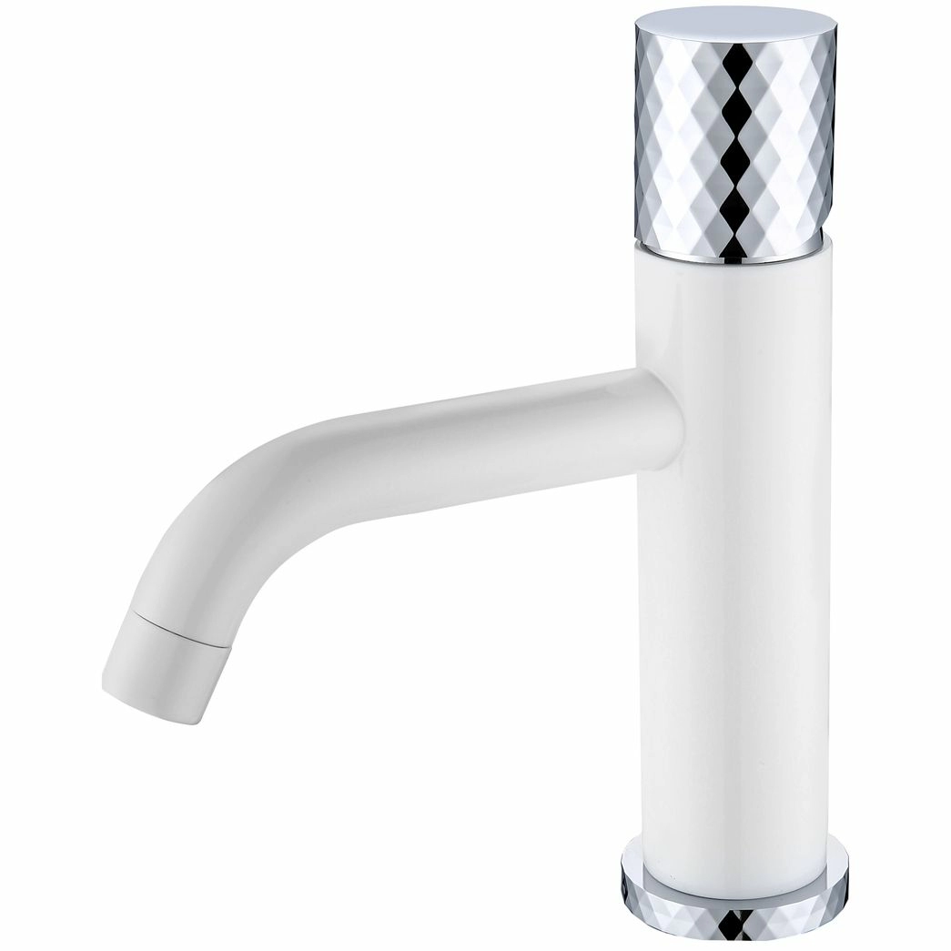 Смеситель для умывальника Boheme Stick Diamond White/Chrome, 121-WCR