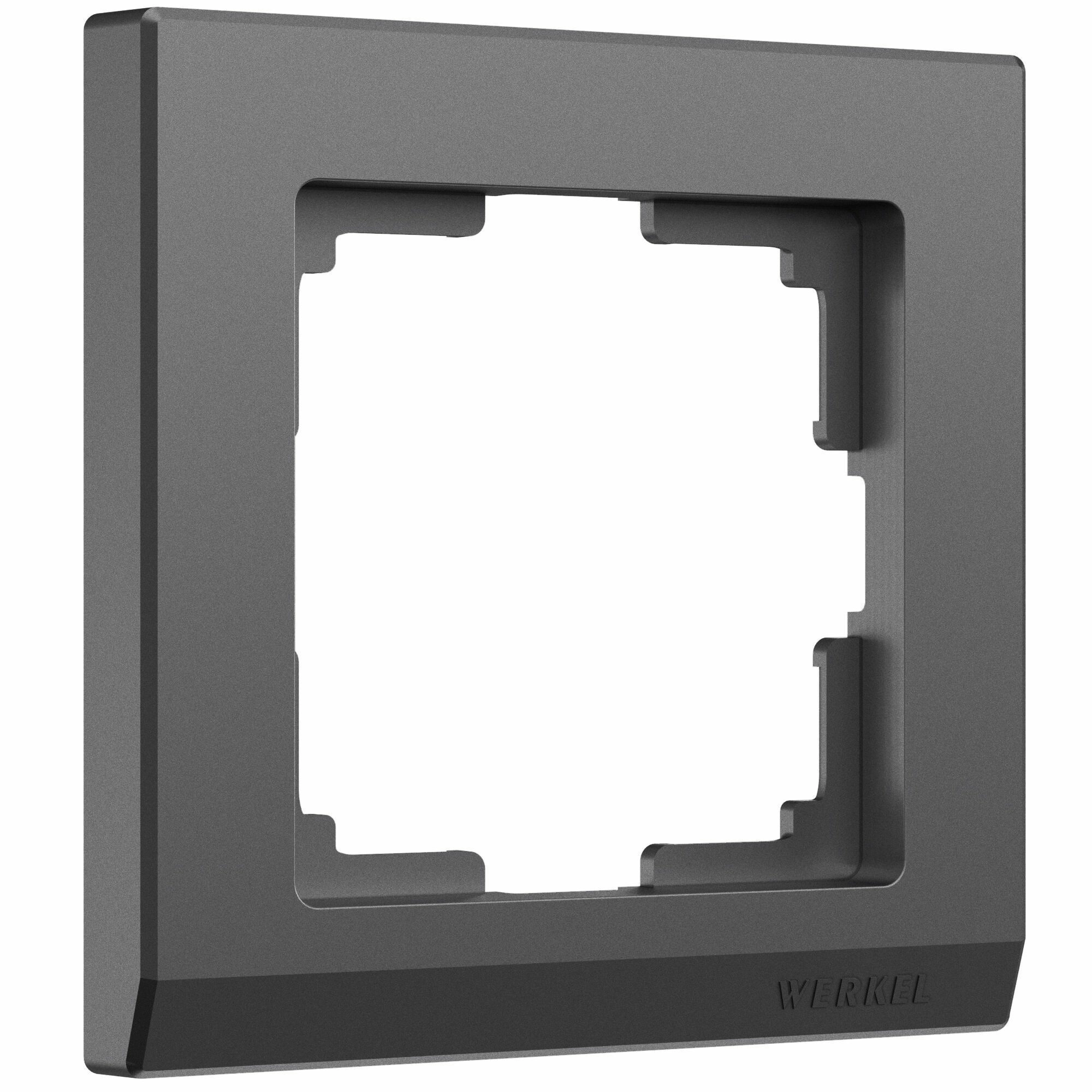 Рамка на 1 пост Werkel Stark W0011864 (графит матовый)