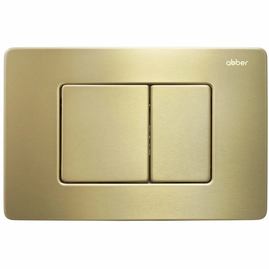Клавиша смыва Abber золото матовое, AC0120MMG