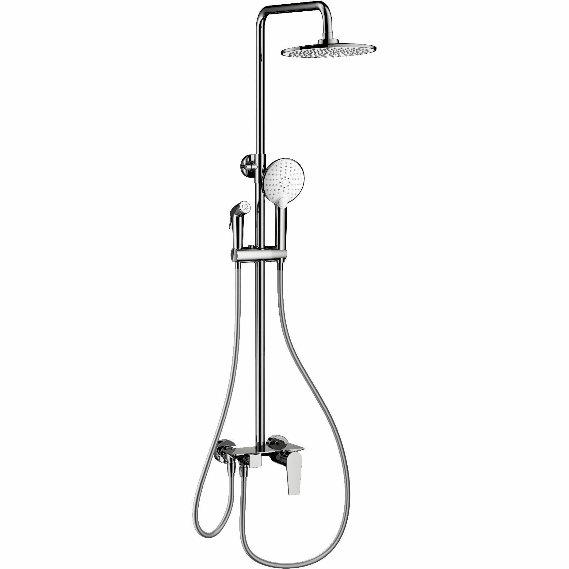 Душевая система Wonzon & Woghand хром, WW-A30874-CR