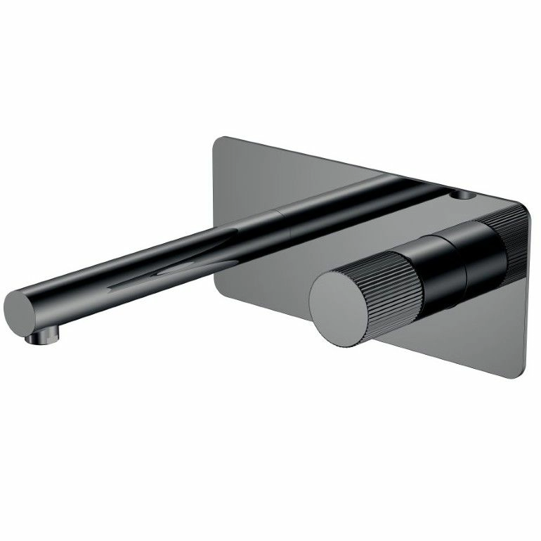 Смеситель встраиваемый Boheme Stick Linea Shine Gun Metall, 125-SGM.3