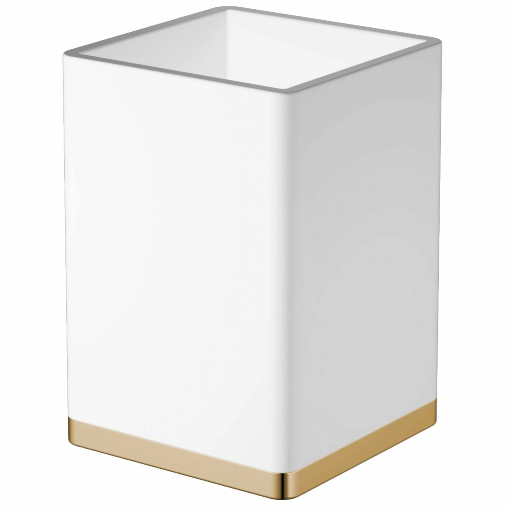 Стакан Boheme Qubic White/Gold, 10961-W-G