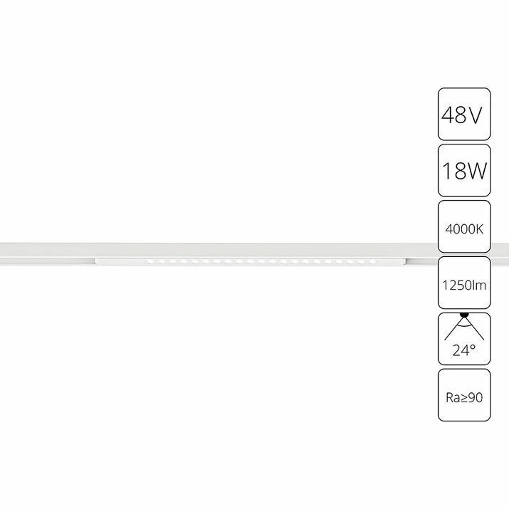 Магнитный трековый светильник Arte Lamp Optima, A7267PL-1WH